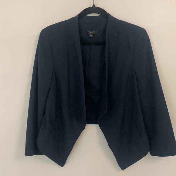 Ann Taylor navy blazer - Picture 6 of 7